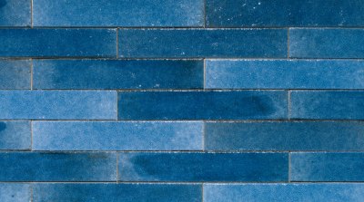 Glasur Riemchen | blau